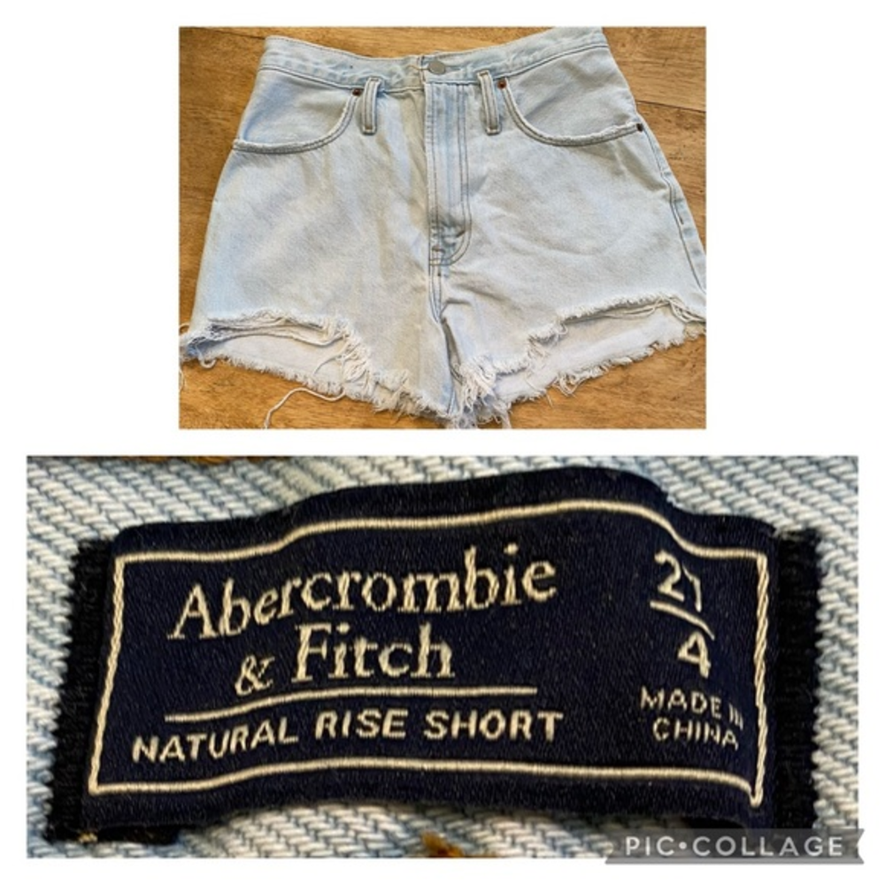 Abercrombie & Fitch Women’s Size‎ 27/4 Cut Off Denim Natural Rise Shorts
